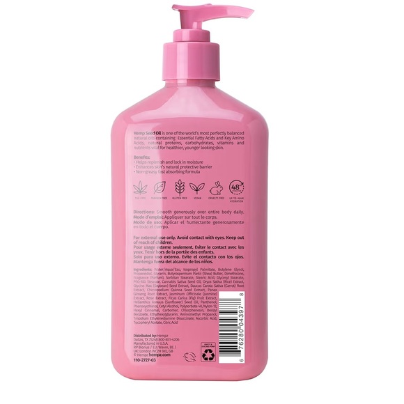 Hempz Sweet Jasmine & Rose Pink Herbal Moisturizer - Picture 7 of 11
